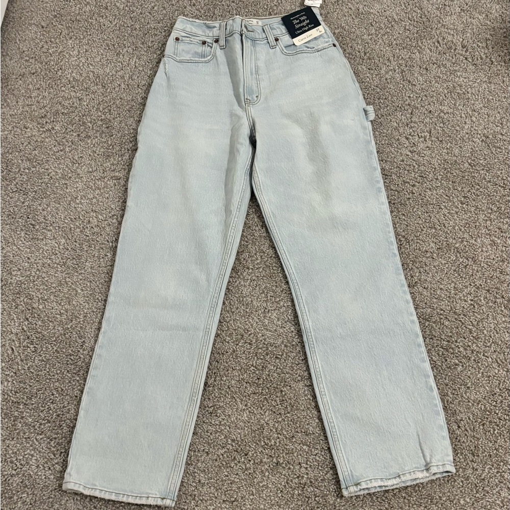 Abercrombie & Fitch Light Wash Denim Jeans